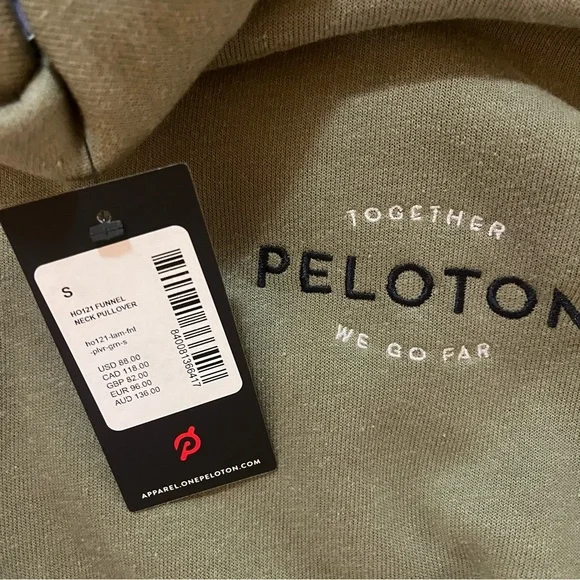 Peloton Funnel Neck Pullover Sweatshirt NWT - Picture 3 of 9